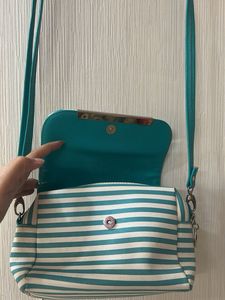 Striped Crossbody Bag