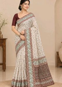 Unstitched Beautiful Printed Saree