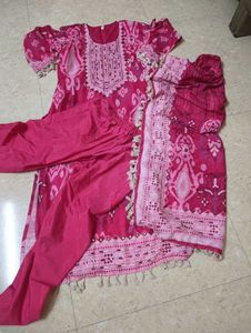 Beautiful Pink Ethnic Kurta Set