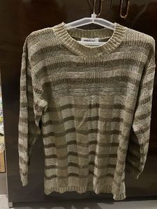 Woodwind Striped Knit Sweater
