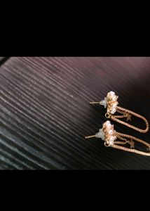 Sparkling Star Drop Earrings