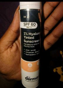 The Derma Tinted Sunscreen SPF 60