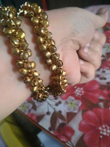 2 Golden Bell Bracelet