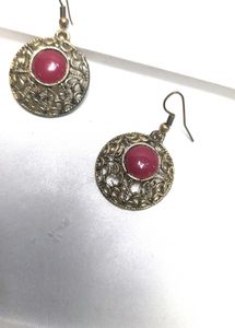 Vintage Boho Round Earrings