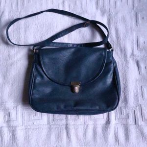 Vintage Teal Crossbody Bag