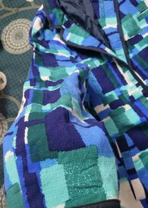 Vibrant Abstract Print Blazer Jacket