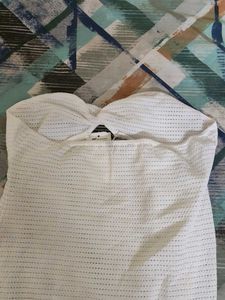 White Tube Top dress