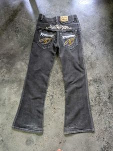 Axel American Brand Bootcut Jeans | Dark Grey | Y2