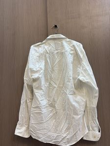 Classic White Button-Up Shirt