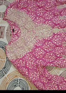 Beautiful Pink anarkali suit