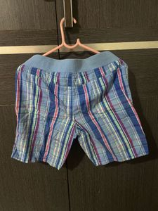 Basic Editions Premium Cotton Check Shorts