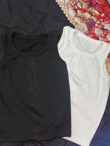 Pack of 2 Ribbed Tank Tops