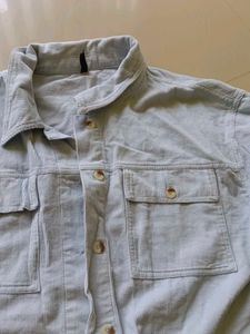 Light Blue Corduroy Jacket
