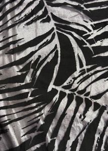 Chic Black Tropical Print Dress