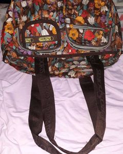Floral Print Tote Bag