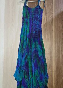 Tie-Dye Spaghetti Strap Dress