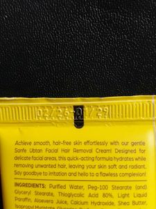 Sanfe ubtan facial hair removal cream