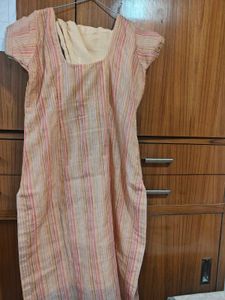 Designer Kurta with Embellished Neckline