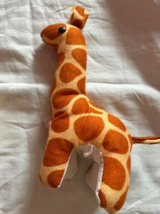 Stuffed Giraffe and Bunny Toys