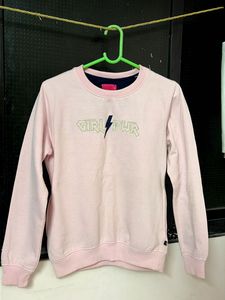 Pink "Girl Pwr" Graphic Sweatshirt