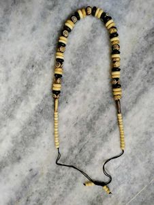 Beaded Wooden Necklace