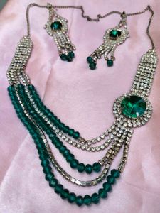 Emerald Green Necklace Set