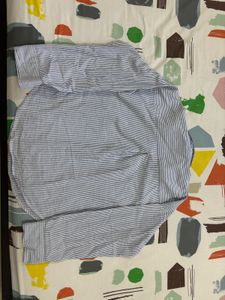 Blue &amp; White Striped Tunic Top