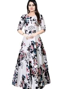 long flaired Gown aj