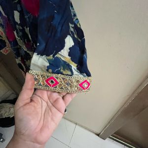 Elegant Floral Kurta