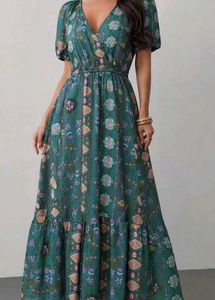 Bohemian Print Maxi Dress