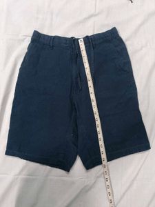 Navy Blue Casual Shorts
