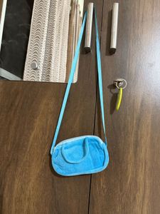 Cute Blue Dog Purse