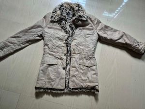 Faux Fur Hooded Winter Parka Jacket for Women