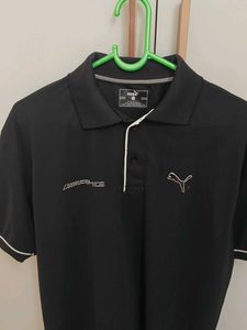 Puma AMG Black Polo Shirt