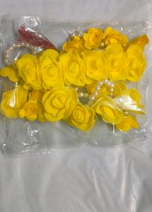 beautiful flower &amp; pulse haldi jewellery set