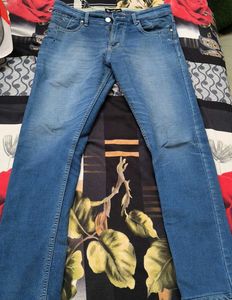 Blue Wash Denim Jeans