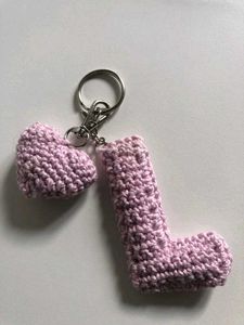Crochet Alphabet Keychains