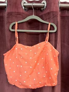 Cute Polka Dot Crop Top