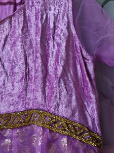 Beautiful Purple Ethnic Anarkali(40-44 size)