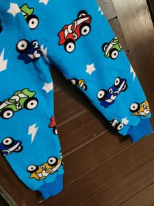 Cute Car Print Joggers for Kids