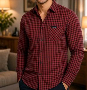 Red & Black Plaid Long Sleeve Shirt😍🥰♥️