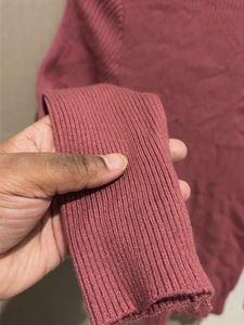 Ribbed Mock Neck Long Sleeve Top