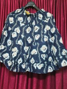 Bohemian Print Tiered Midi Skirt(S)
