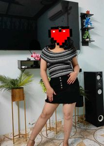 KOOVS denim skirt