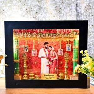 Anniversary theme 3d Shadow Box Frame