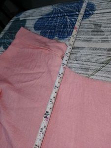 Peach Button-Down Top