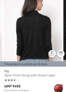 Open Shrug Cardigan