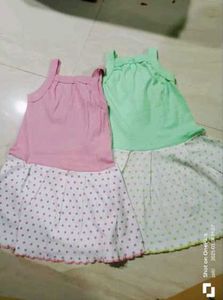 Adorable Floral Baby Dresses (Set of 2)