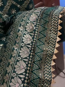 Emerald Green Embroidered set