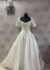 Elegant White Bridal Gown